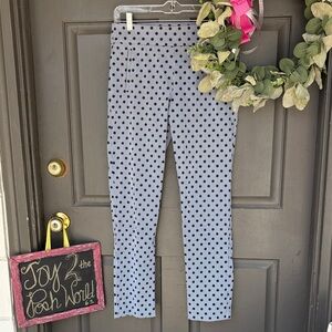 Attyre EUC Polka Dot Pinstriped Pants